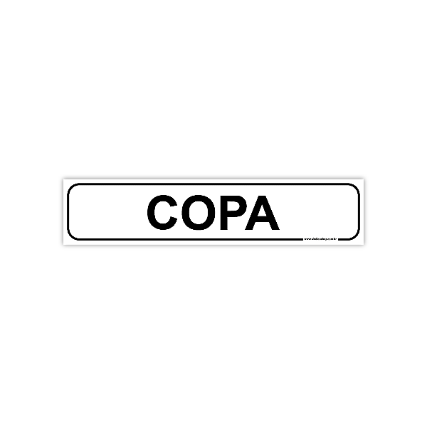 Placa Copa – 30x6,5 cm