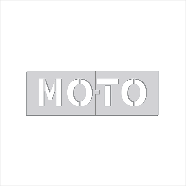 Gabarito para Demarcação Viária Horizontal – MOTOS