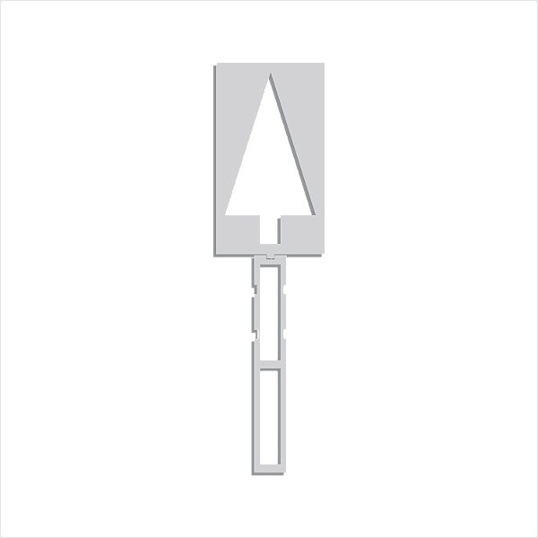 Gabarito de Seta Direcional Modular – 3 Peças