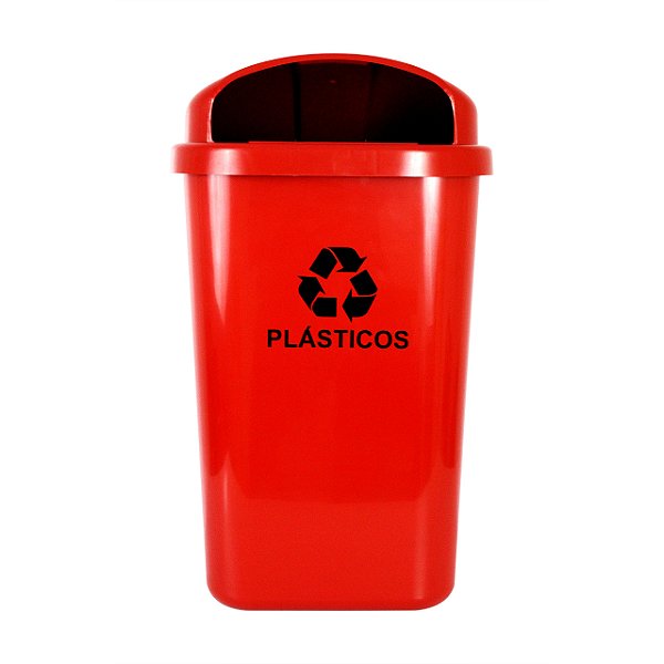 Lixeira Papeleira Individual para Coleta Seletiva 50L