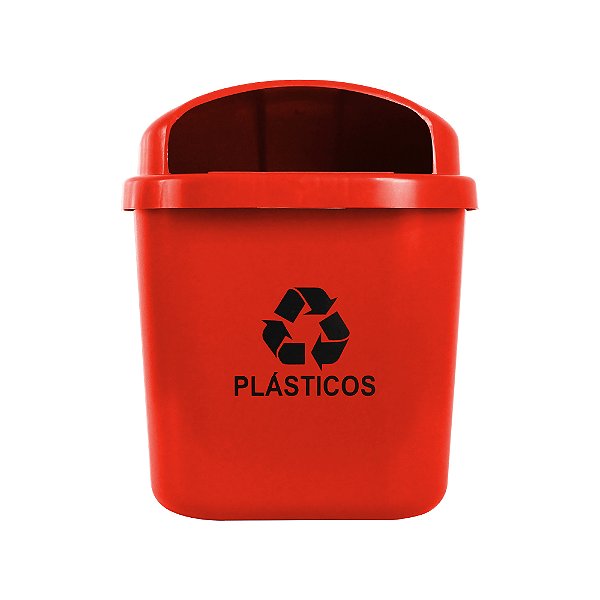 Lixeira Individual para Coleta Seletiva 40 Litros JSN com Fixação em Parede ou Poste