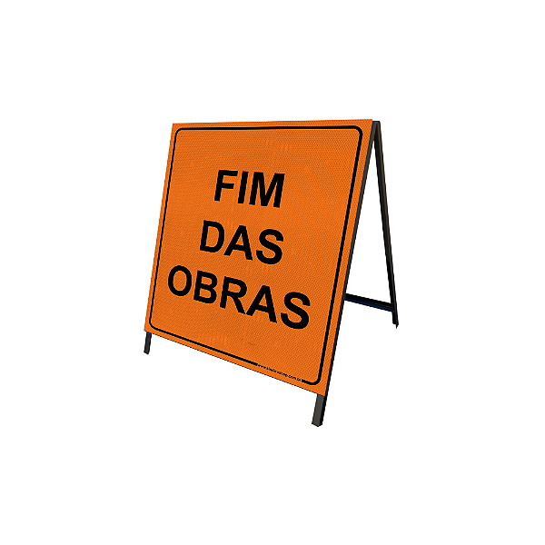 Cavalete de Sinalização – Fim Das Obras