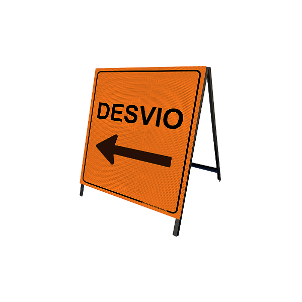 Cavalete de Sinalização – Desvio → ou ←
