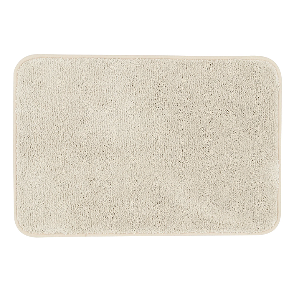 02 unidades - Tapete Microfibra Soft Color 60X40CM - Bege
