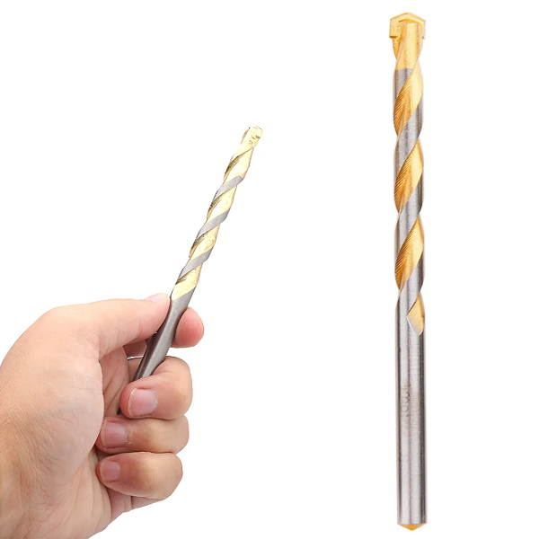 10 Brocas Para Concreto 10 X 120 mm Golden Line Haste Cilíndrica MTX