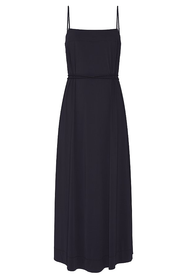 Vestido La Quessine Azul Marinho Tressé