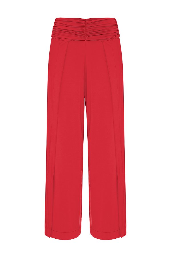 Calça Envelopada Vermelha Tressé