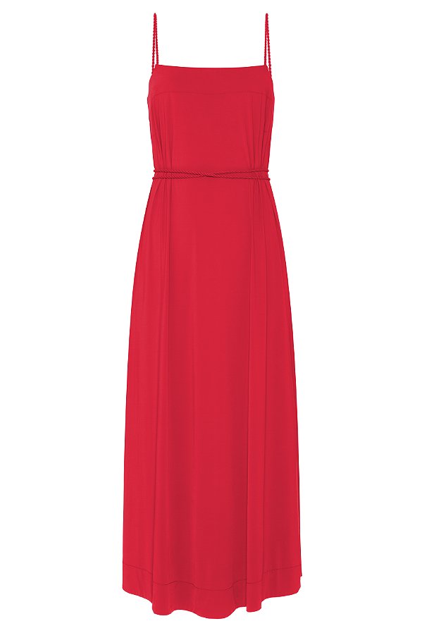 Vestido La Quessine Vermelho Tressé