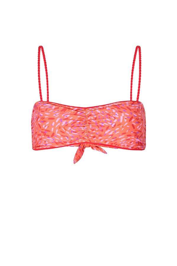 Top Acácea Cardume Coral Jade