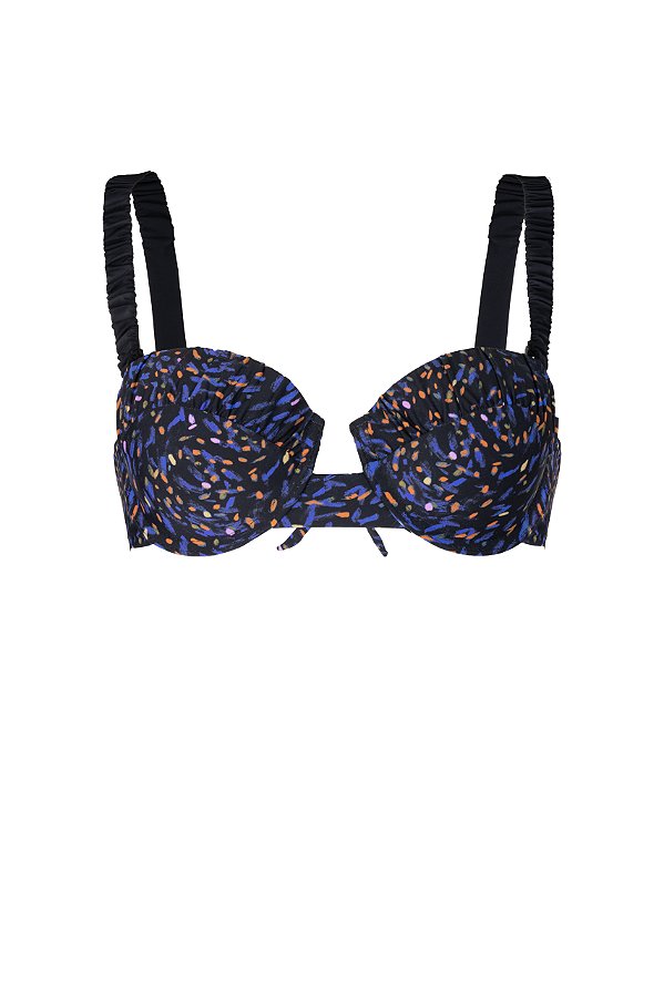 Top Marselha Cardume Preto Jade