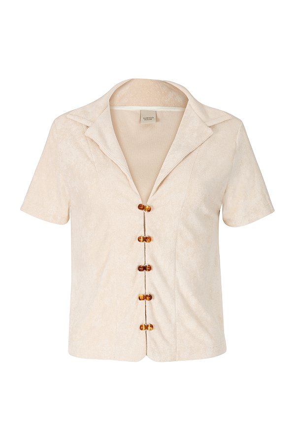 Camisa Loulou Areia Terry