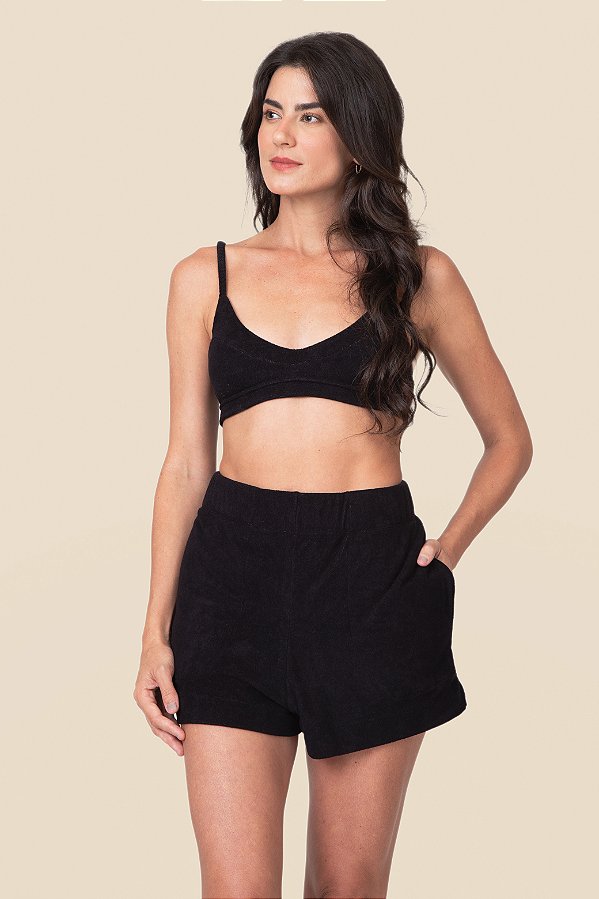 Top Nikki Preto Terry