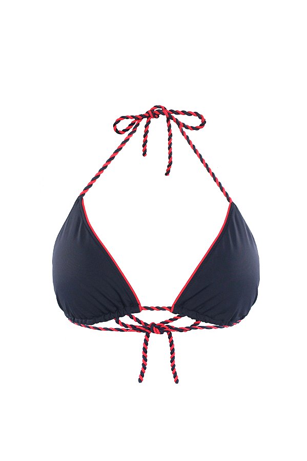 Top Sahy Azul Marinho/Vermelho Twist