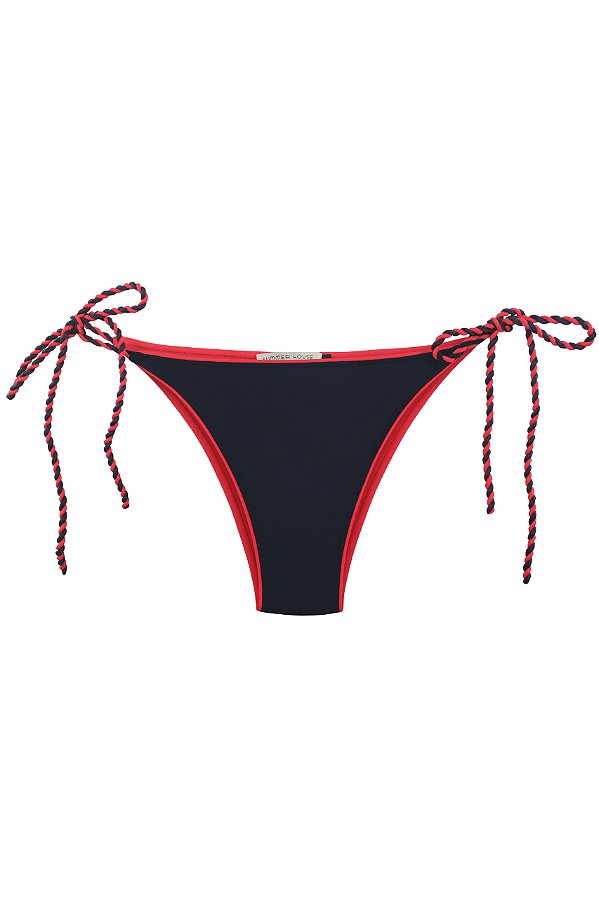 Calcinha Atlântico Azul Marinho/Vermelho Twist