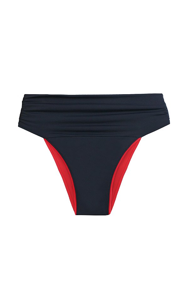 Calcinha Jolie Azul Marinho/Vermelho Twist