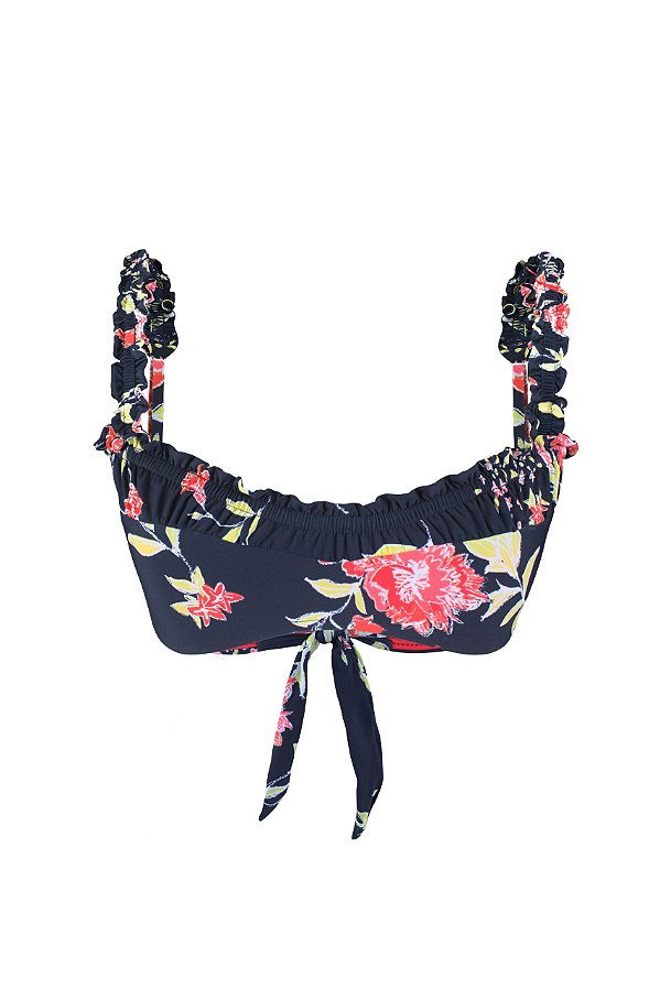 Top Bateau Navy Bloom