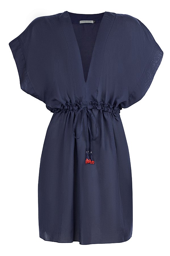 Vestido Ravello Azul Marinho Voil