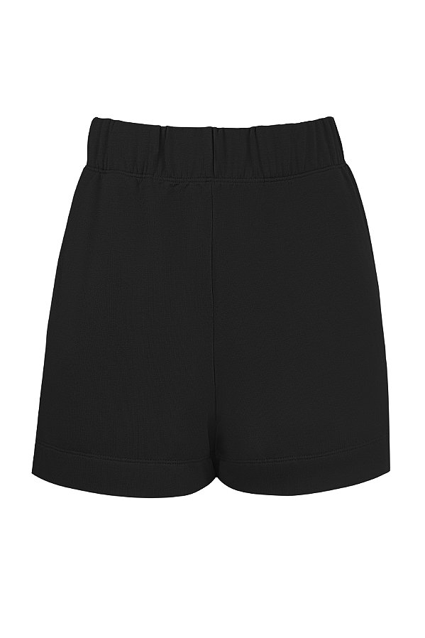 Shorts Oasis Preto Fleece