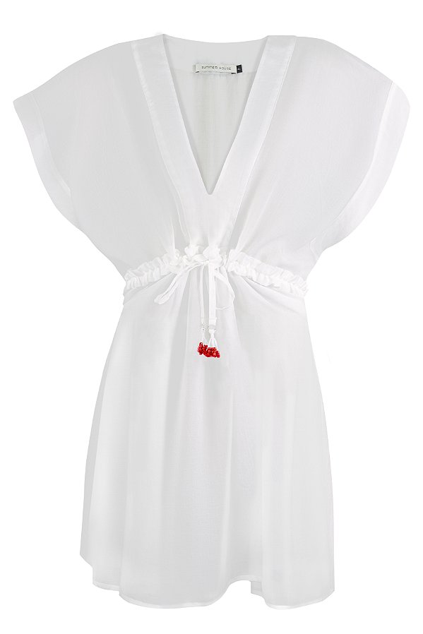 Vestido Ravello Off White Voil