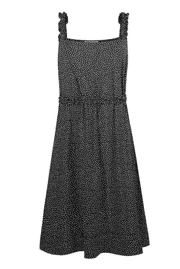 Vestido Nautis Pois Preto