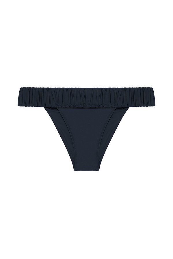 Calcinha Senequier Azul Marinho Plissé