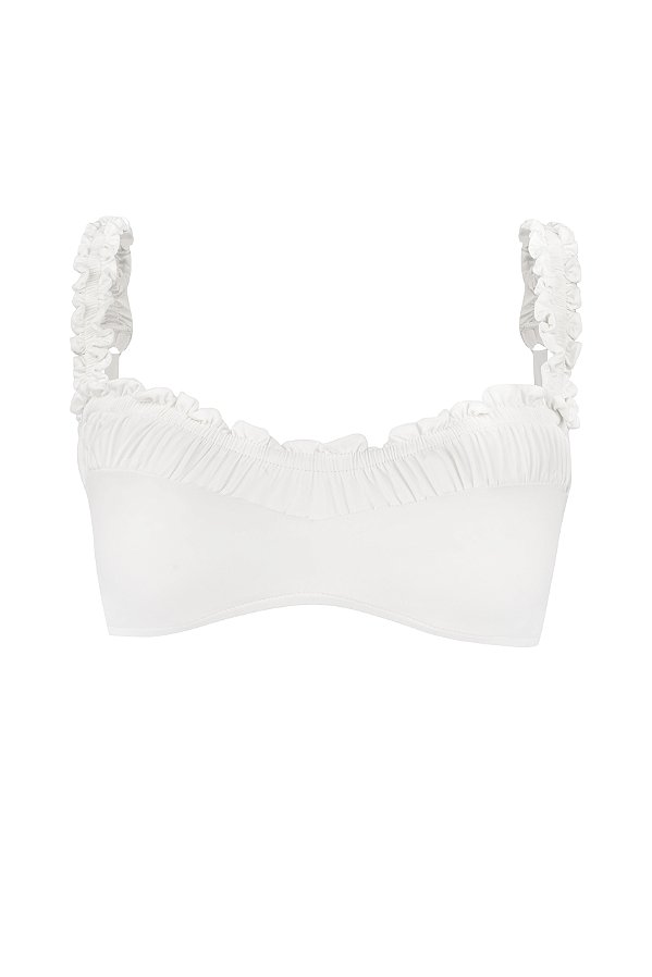 Top Bateau Frou-Frou Off White