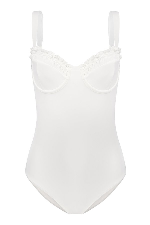 Maiô Mistral Frou-Frou Off White