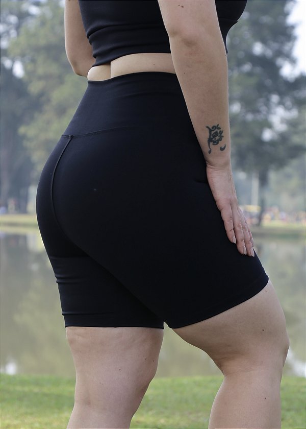 Shorts Meia Coxa Preto - Power