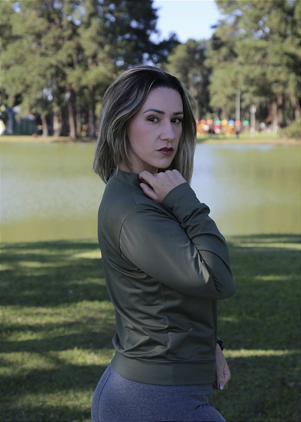Jaqueta Bomber Verde - Cirrê