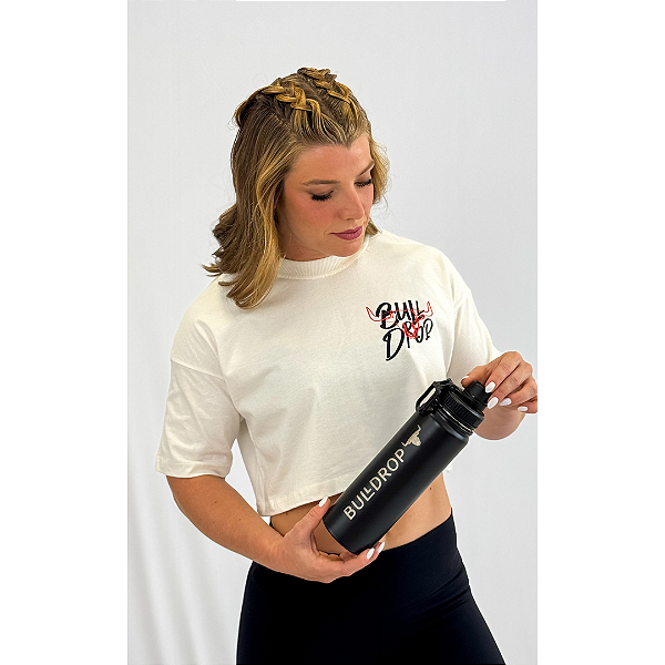 Cropped Oversized Bulldrop Off-White