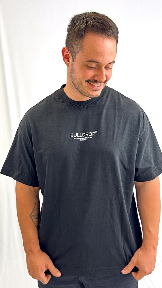 Camiseta Oversized Bulldrop Black