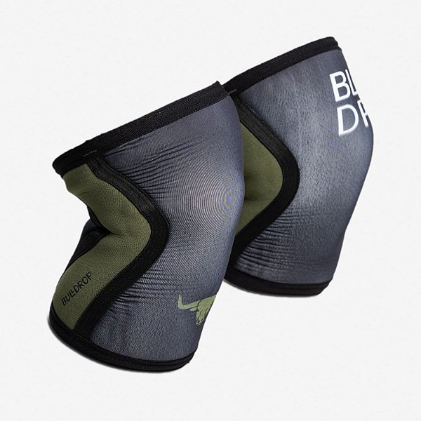 Joelheira Neoprene 0,7mm Verde Militar