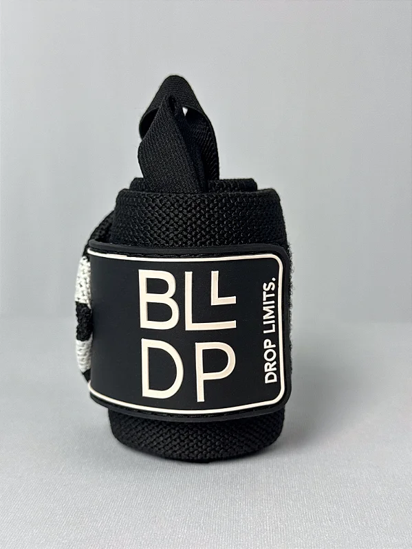 Munhequeira de Compressão Preta e Branca