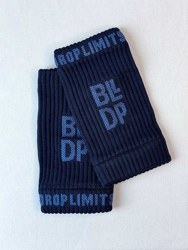 Munhequeira Canelada Azul Marinho Bulldrop