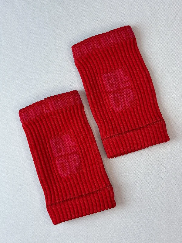 Munhequeira Canelada Vermelha Bulldrop