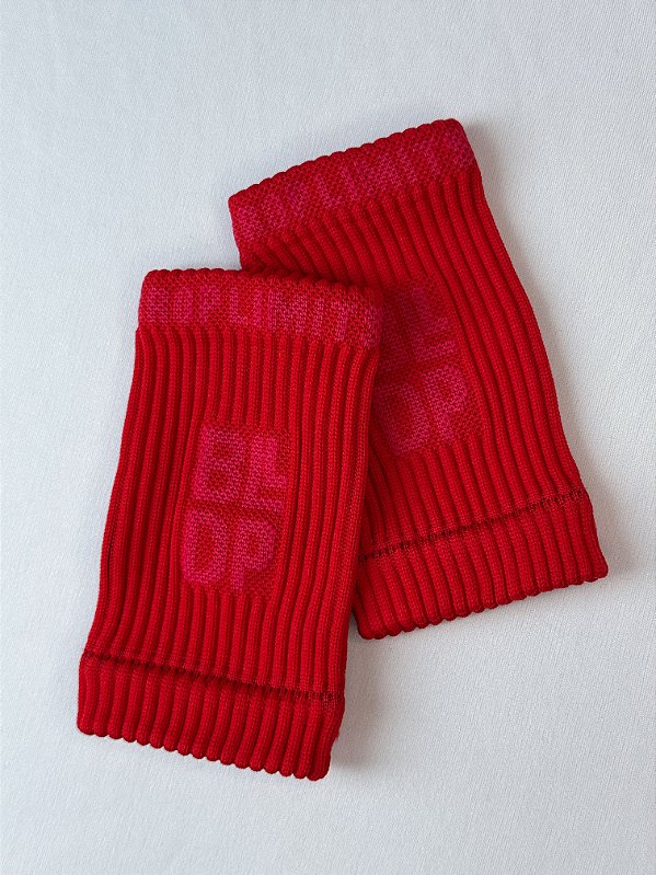 Munhequeira Canelada Vermelha Bulldrop