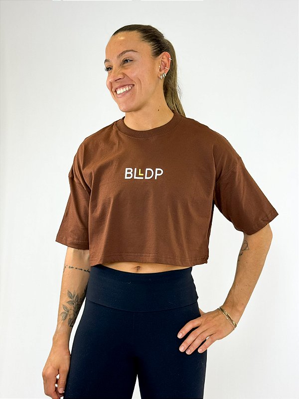 Cropped Oversized Barbell Club