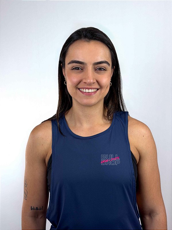Regata Poliamida Azul Drop Limits Feminina