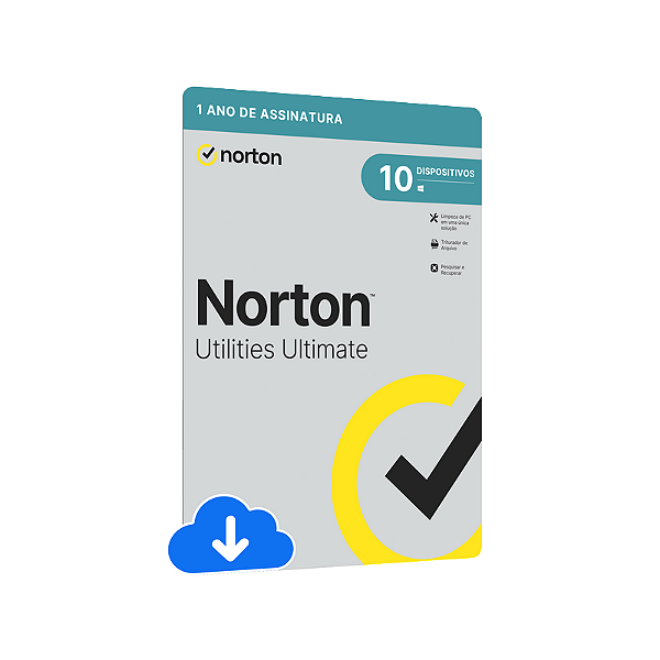 Antivírus Norton Utilities Ultimate - 1 Usuario  10 Dispositivos 12 Meses