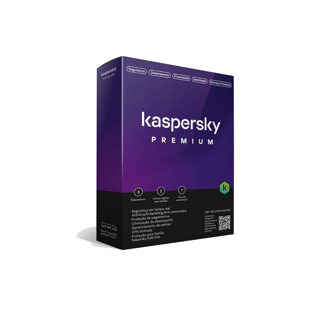 Kaspersky Antivírus Premium 3 disp. 12 meses  Digital Download