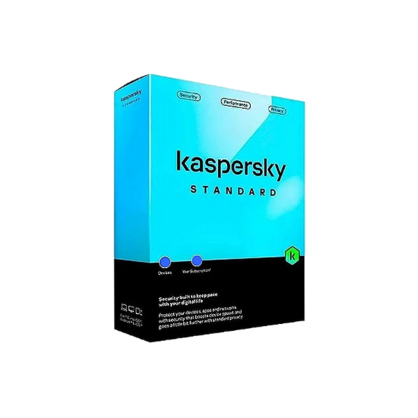 Kaspersky Antivírus Standard 5 dispositivos   12 meses