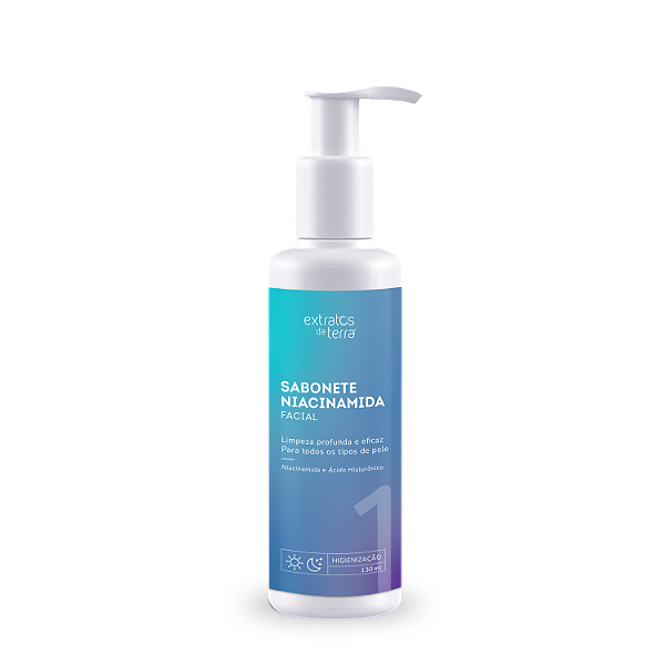 Sabonete Niacinamida Facial 130ml Extratos da Terra