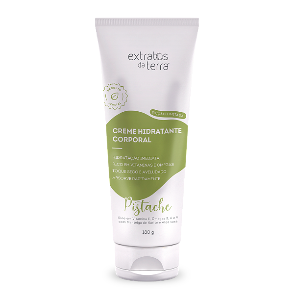 Hidratante Corporal Pistache 180 g Extratos da Terra