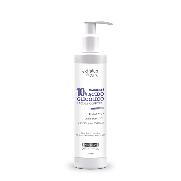 Sabonete Ácido Glicólico 250ML Extratos da Terra