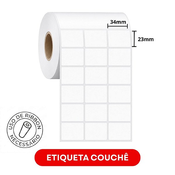Etiqueta adesiva couchê 34x23