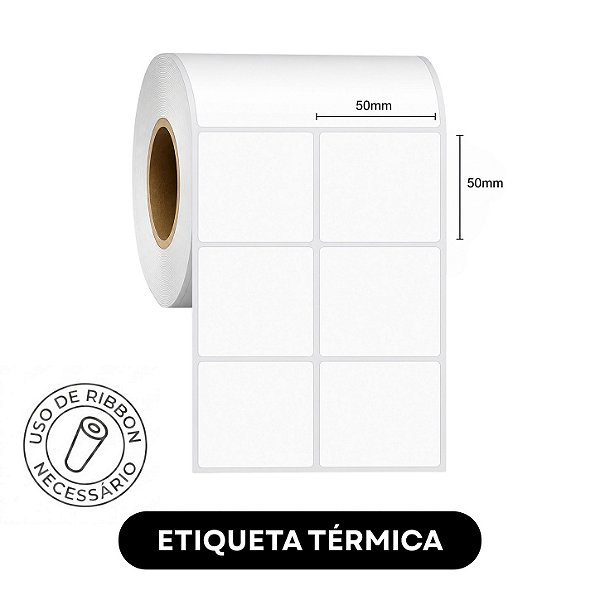 Etiqueta adesiva Térmica 50x50