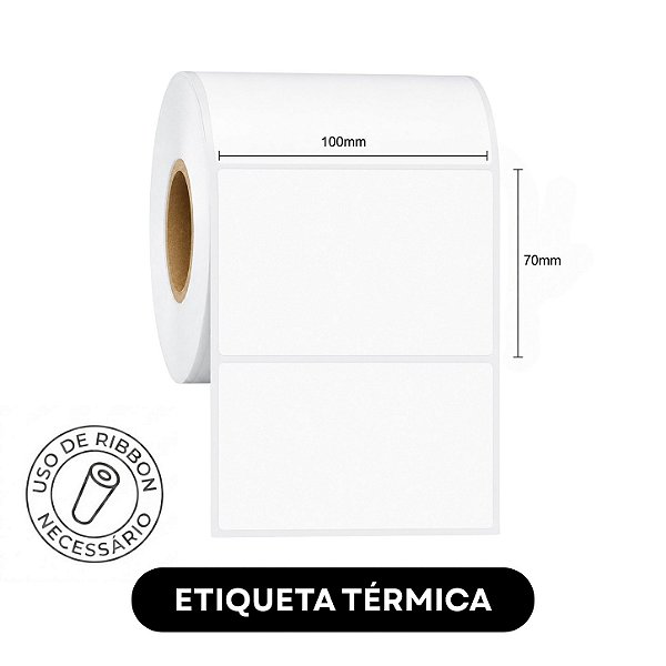 Etiqueta adesiva Térmica 50x70