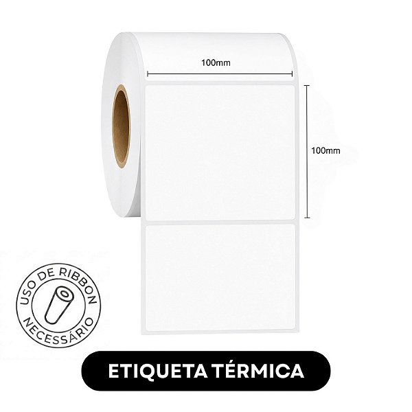 Etiqueta adesiva Térmica 100x100