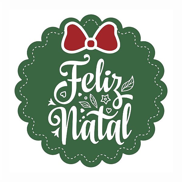 120 Etiquetas Adesivas de Natal - Modelo 1