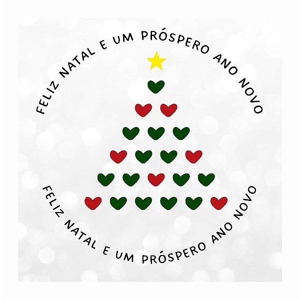 120 Etiquetas Adesivas de Natal 120 Und - Modelo 4